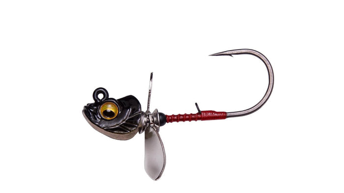 Megabass Okashira Screwhead Swimbait/Spybait Jighead 3 pack - Shadow Spawn