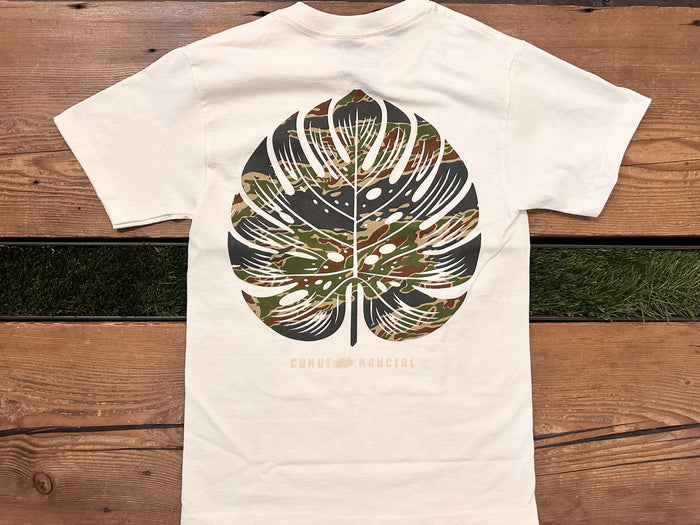 Monstera Tee - Creme