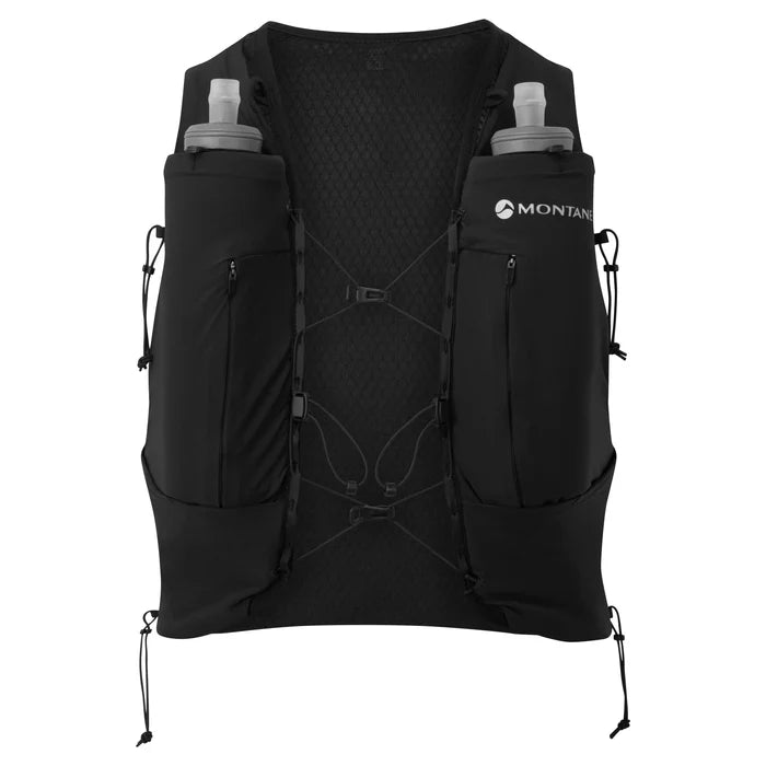 Montane Gecko VP12+ Updated Running Vest Hydration System - Black