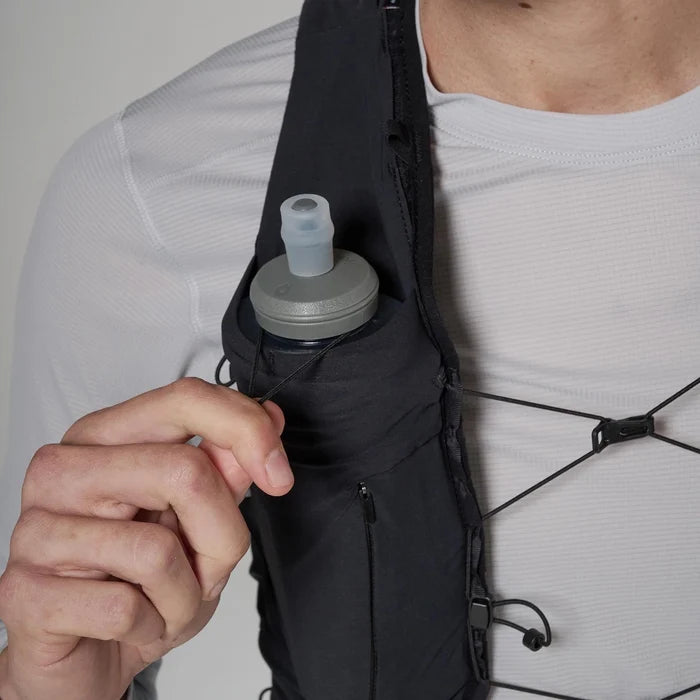 Montane Gecko VP12+ Updated Running Vest Hydration System - Black