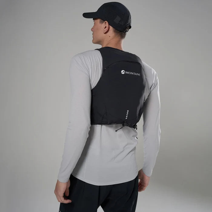 Montane Gecko VP12+ Updated Running Vest Hydration System - Black