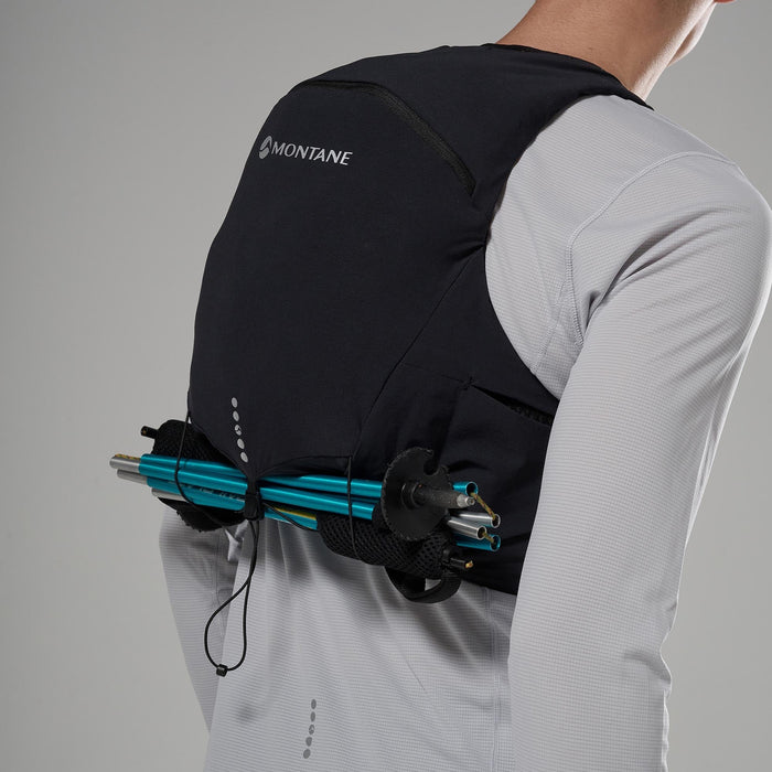Montane Gecko VP12+ Updated Running Vest Hydration System - Black