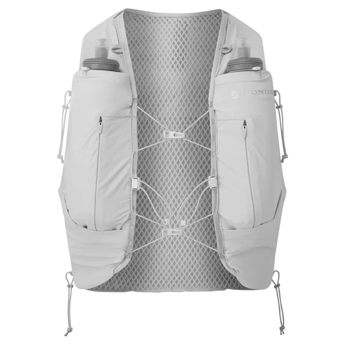 Montane Gecko VP12+ Updated Running Vest Hydration System - Platinum