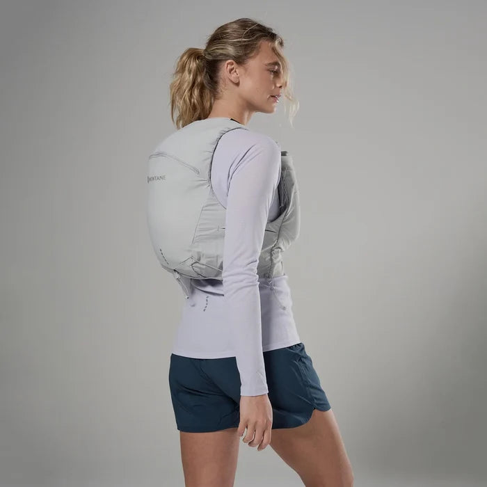 Montane Gecko VP12+ Updated Running Vest Hydration System - Platinum