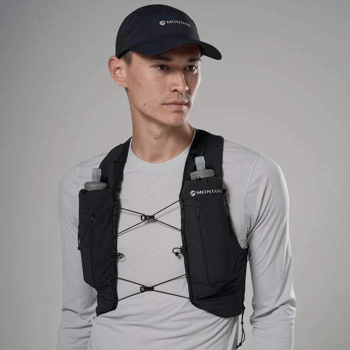Montane Gecko VP5+ Updated Running Vest Hydration System - Black