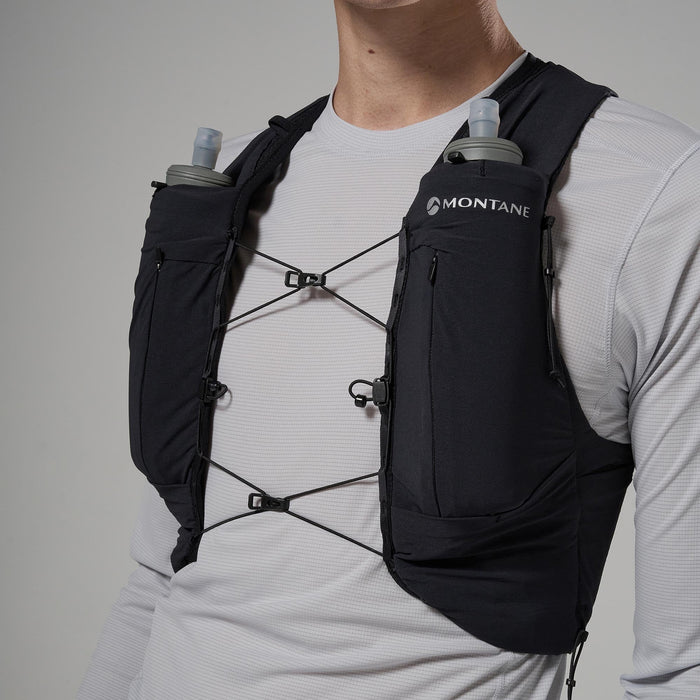 Montane Gecko VP5+ Updated Running Vest Hydration System - Black