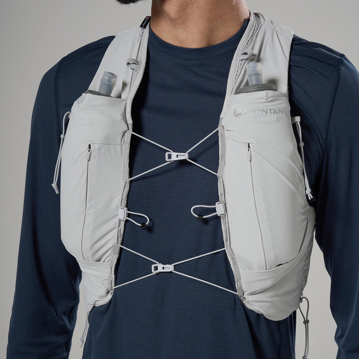 Montane Gecko VP5+ Updated Running Vest Hydration System - Platinum