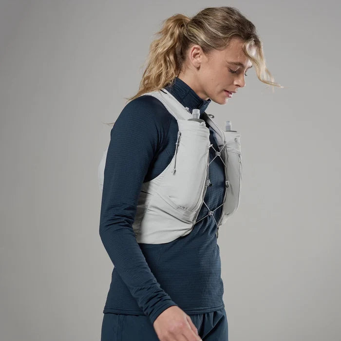 Montane Gecko VP5+ Updated Running Vest Hydration System - Platinum