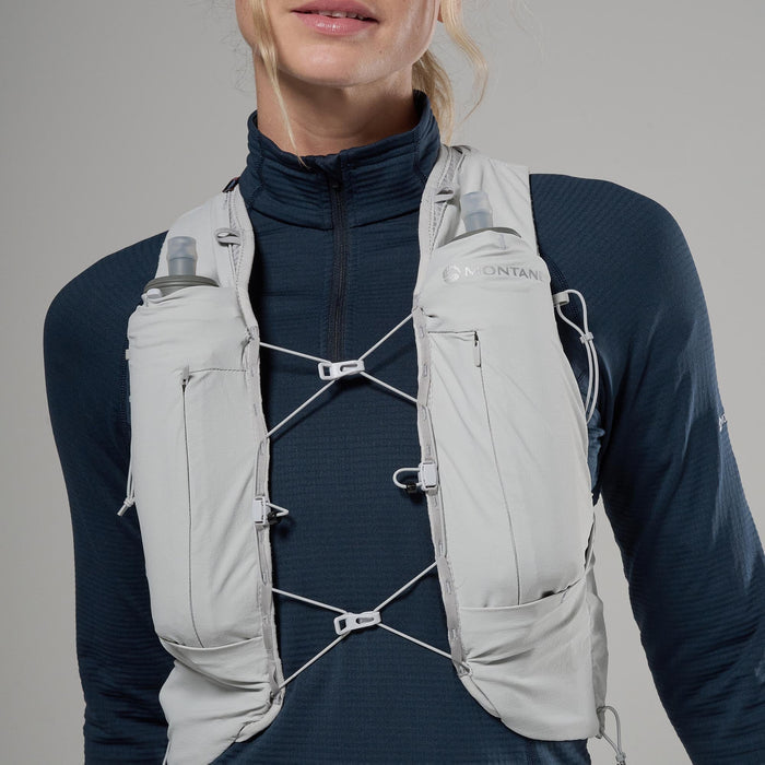 Montane Gecko VP5+ Updated Running Vest Hydration System - Platinum