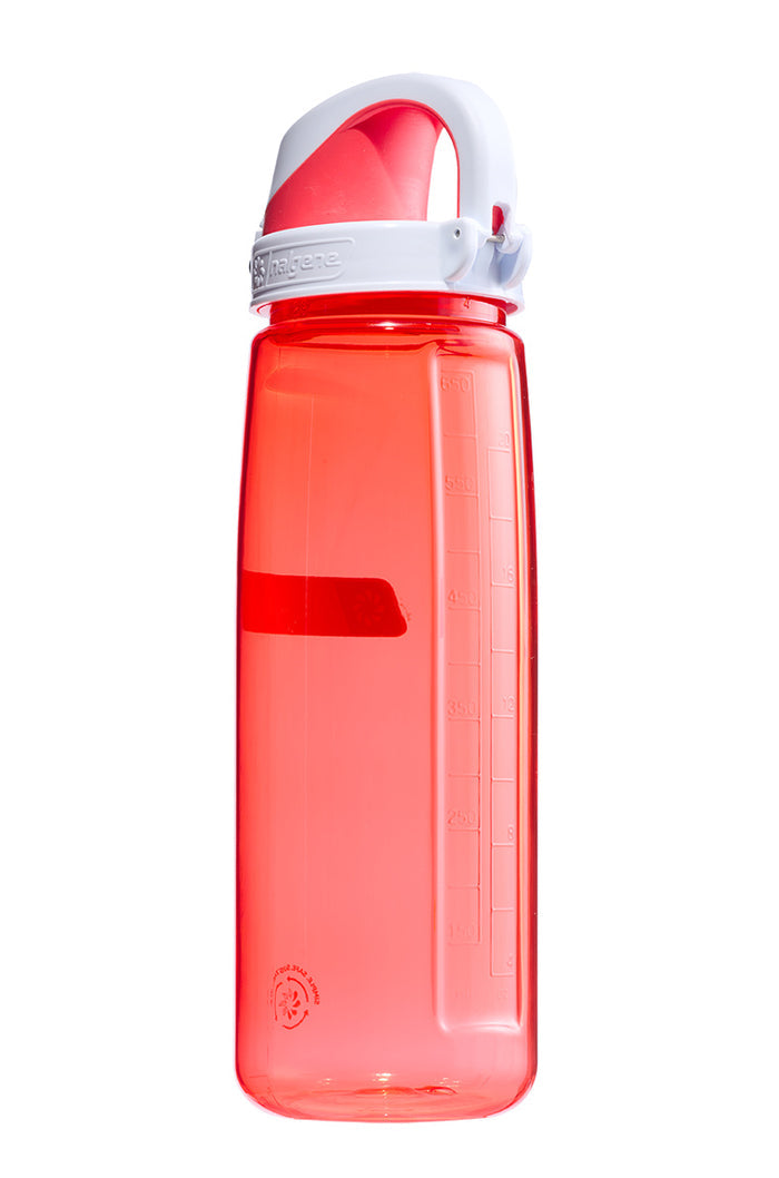 Nalgene 700ml Sustain On The Fly Bottle - Coral, Frost Cap