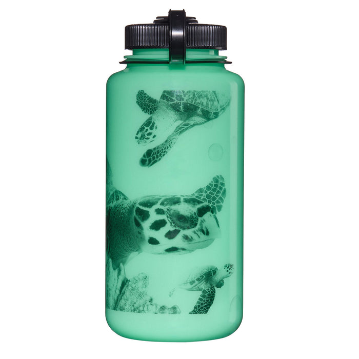 Nalgene Wide Mouth 1L Tritan Sustain - GLO WYLD Black Turtle