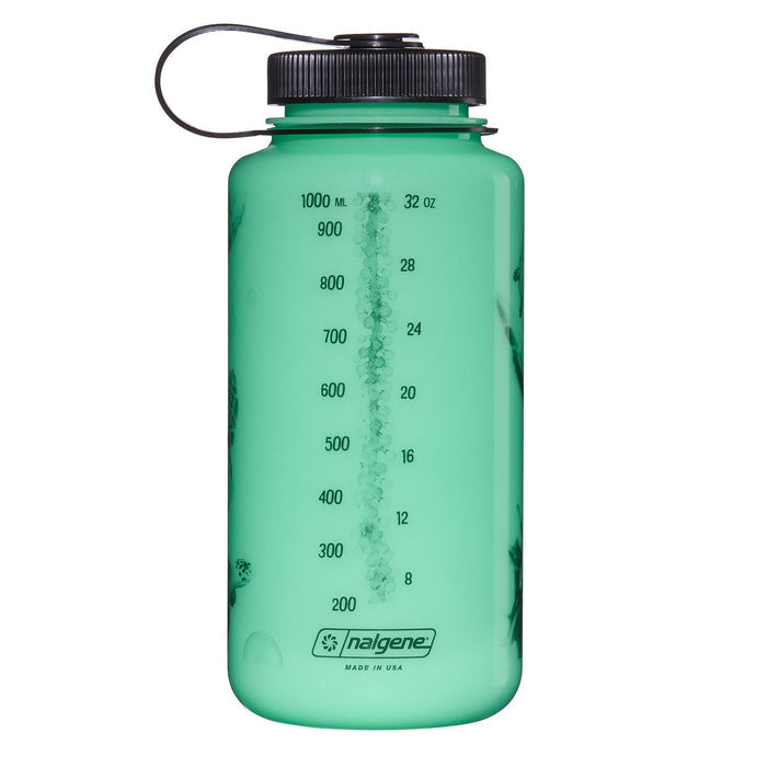 Nalgene Wide Mouth 1L Tritan Sustain - GLO WYLD Black Turtle