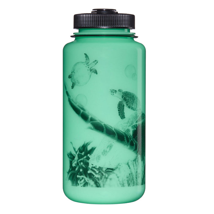 Nalgene Wide Mouth 1L Tritan Sustain - GLO WYLD Black Turtle