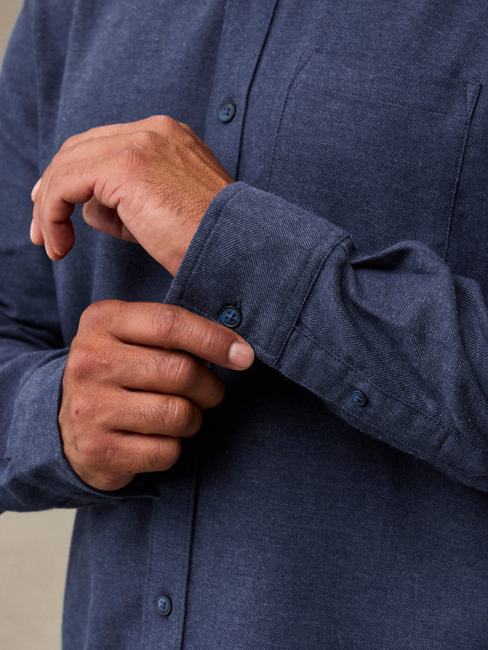 Navy Lightweight Flannel