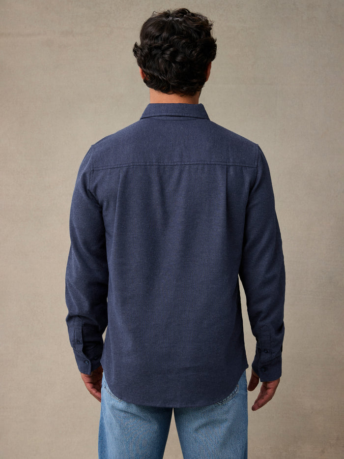 Navy Lightweight Flannel