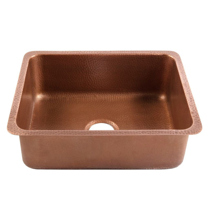 Orwell Copper Single Bowl Undermount Kitchen Sink