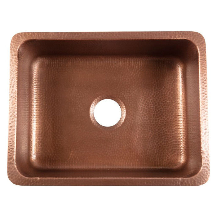 Orwell Copper Single Bowl Undermount Kitchen Sink