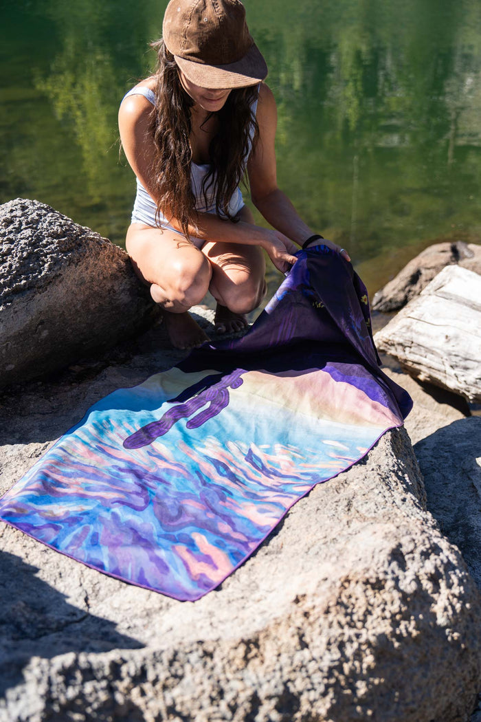 PackTowl Ultra-Absorbent Quick Drying Personal Towel - Body Mystic Moose Print