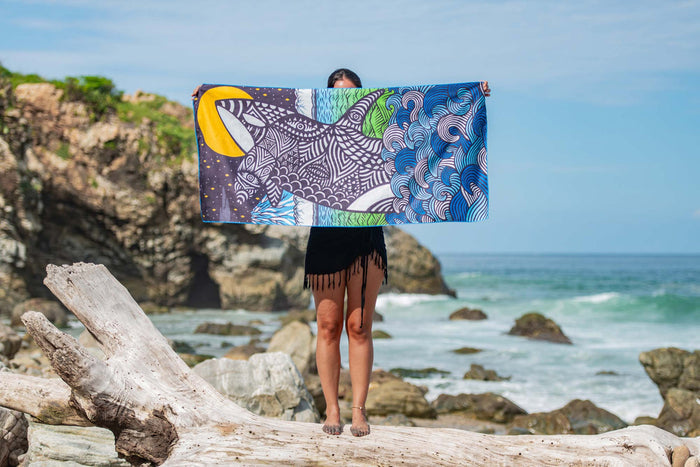 PackTowl Ultra-Absorbent Quick Drying Personal Towel - Body Mystic Moose Print