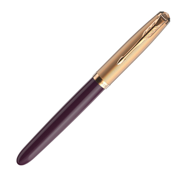 Parker 51 Fountain Pen - Deluxe Plum | Atlas Stationers.