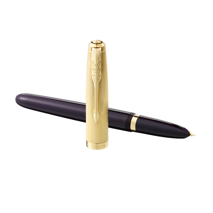 Parker 51 Fountain Pen - Deluxe Plum | Atlas Stationers.
