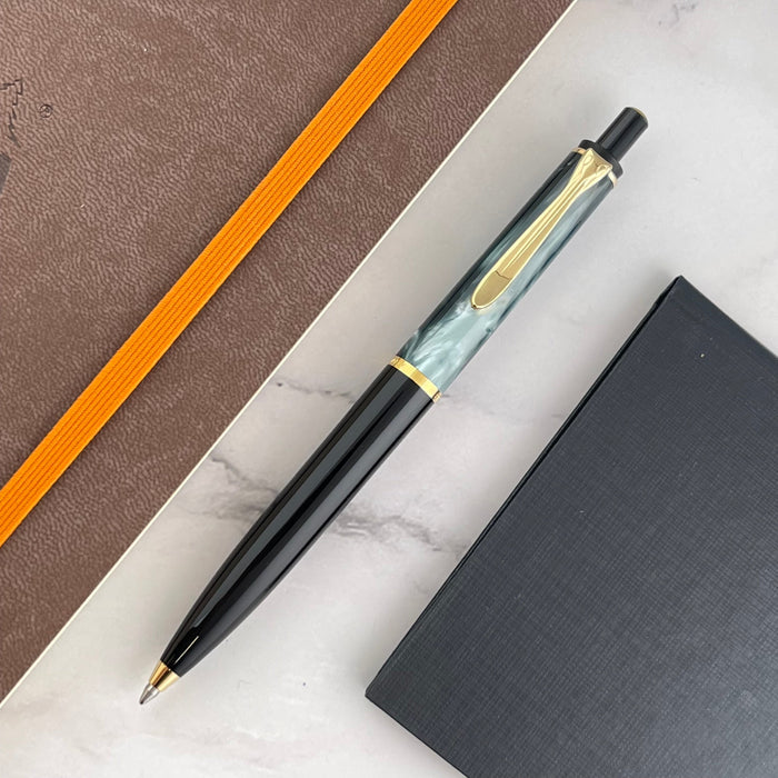 Pelikan Classic K200 Ballpoint Pen - Green-Marbled