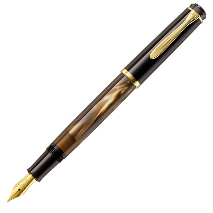 Pelikan Classic M200 Fountain Pen -  Brown Marble | Atlas Stationers.