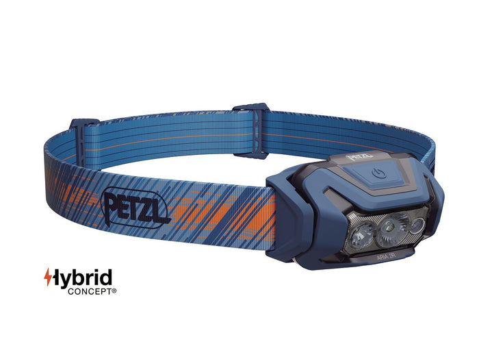 Petzl Aria 2R RGB 625 Lumens Lightweight LED Headtorch - Blue