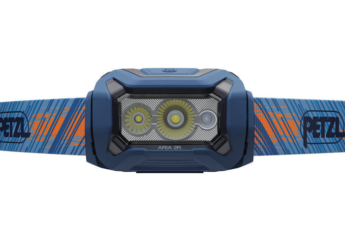 Petzl Aria 2R RGB 625 Lumens Lightweight LED Headtorch - Blue