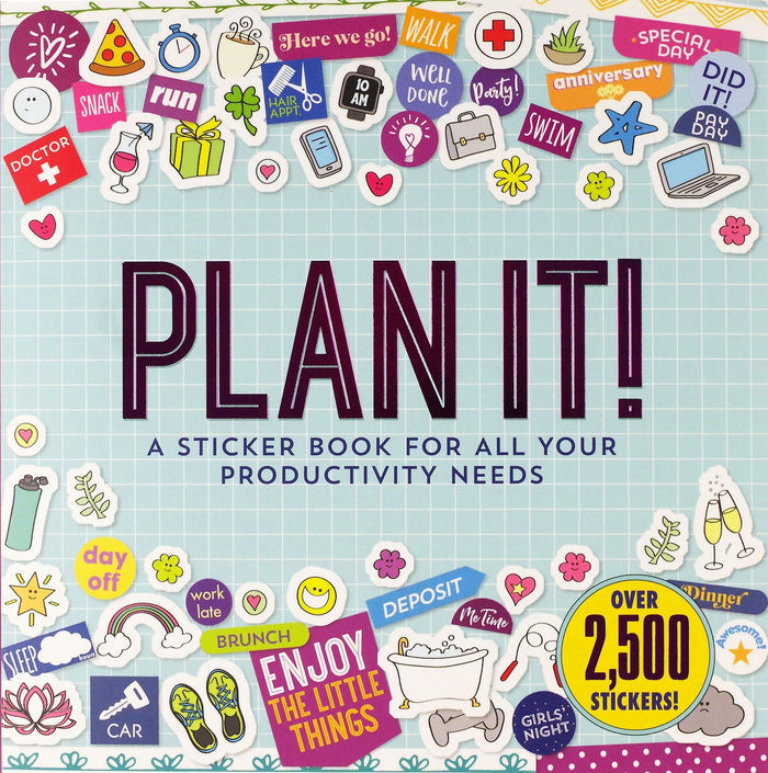 Atlas Stationers - Plan It Sticker Book - Stickers