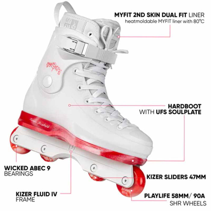 Playlife Rave Rave Tomo Pro Aggressive Skates - Inlinex