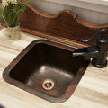 Pollock 12" Undermount Copper Bathroom Sink
