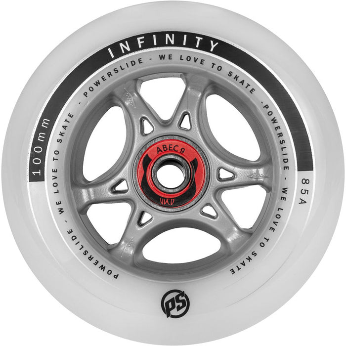 Powerslide Infinity 100 RTR ABEC9/Spacer, 4 -pack