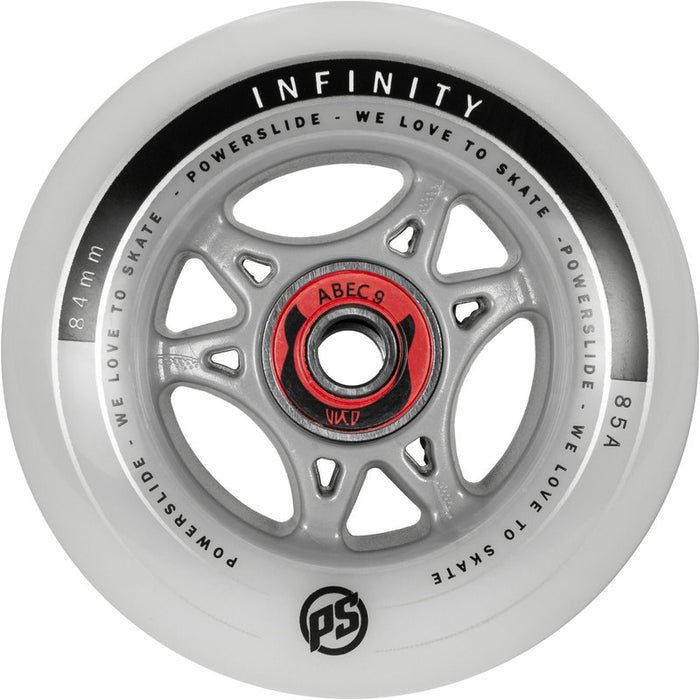 Powerslide Infinity 84 RTR ABEC9/Spacer, 4-pack