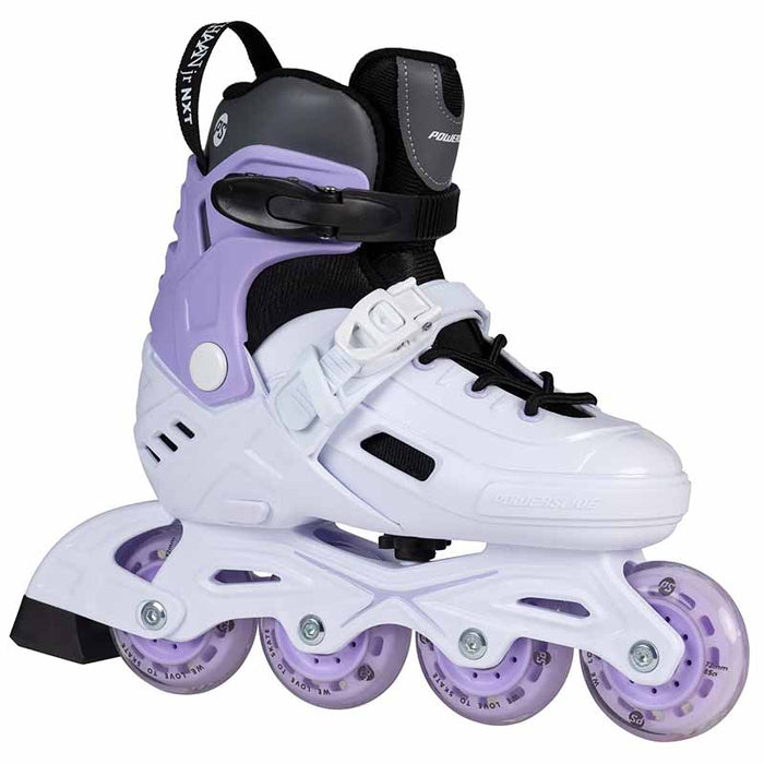 Powerslide Khaan Junior NXT White Kids Skates - Inlinex