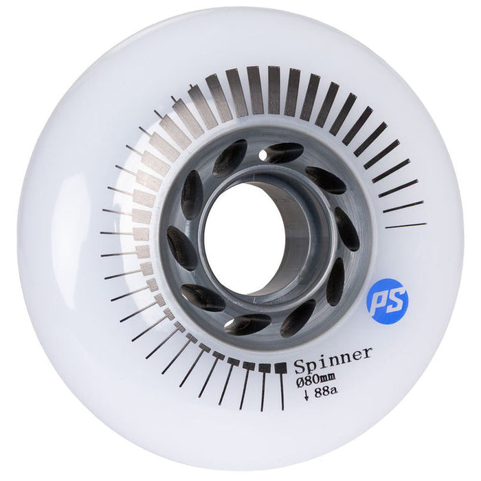 Powerslide Spinner 80/88A White Wheels