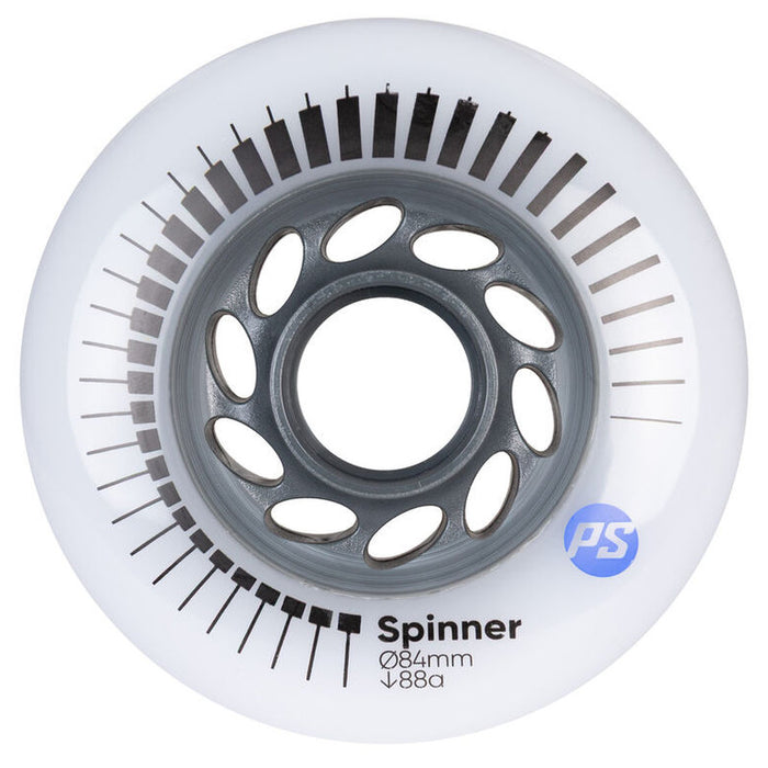 Powerslide Spinner 84/88A White Wheels