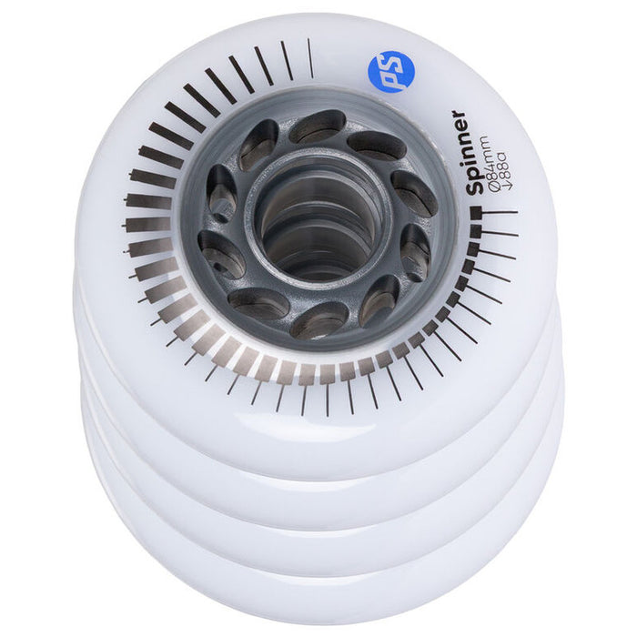 Powerslide Spinner 84/88A White Wheels