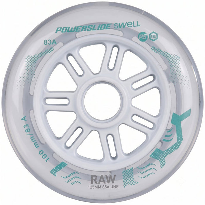 Powerslide Swell HR 100mm/86A Wheels (Pack of 6)