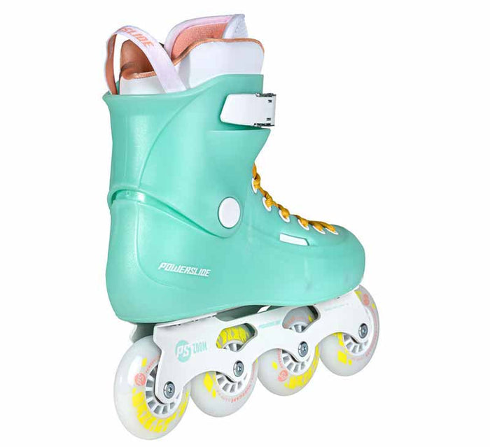 Powerslide Zoom Baby Blue 80 Skates - Inlinex