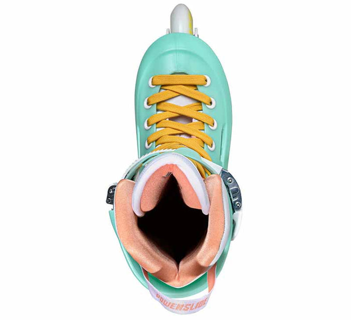Powerslide Zoom Baby Blue 80 Skates - Inlinex