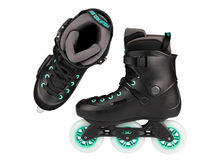Powerslide Zoom Pro 100 Black Mint Skates - Inlinex