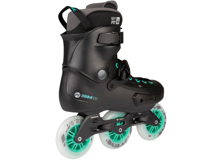 Powerslide Zoom Pro 100 Black Mint Skates - Inlinex
