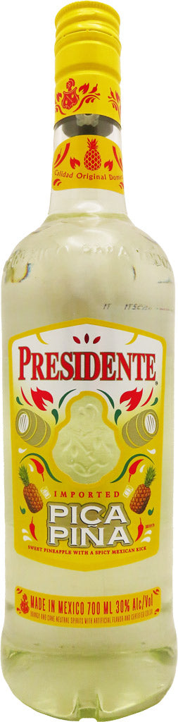 Presidente Pica Pina Brandy & Cane Neautral Spirit 700ml