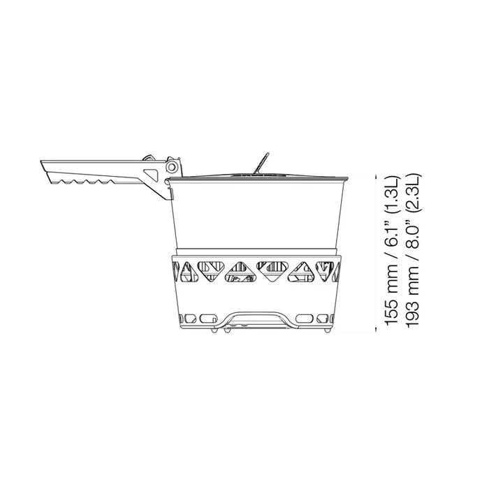 Primus Primetech Camping Stove Set II 1 x 1.3Litre