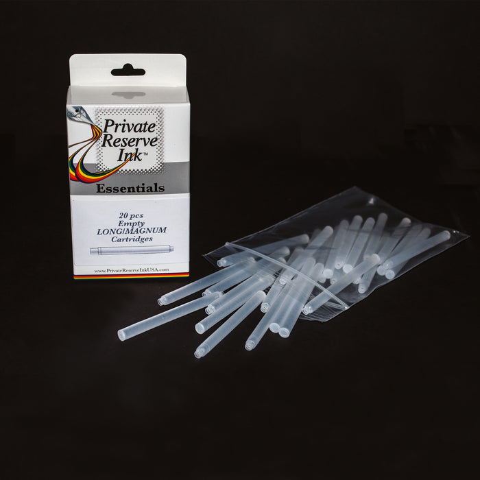 Private Reserve Empty Standard International Cartridges - Long (20 Pack) | Atlas Stationers.