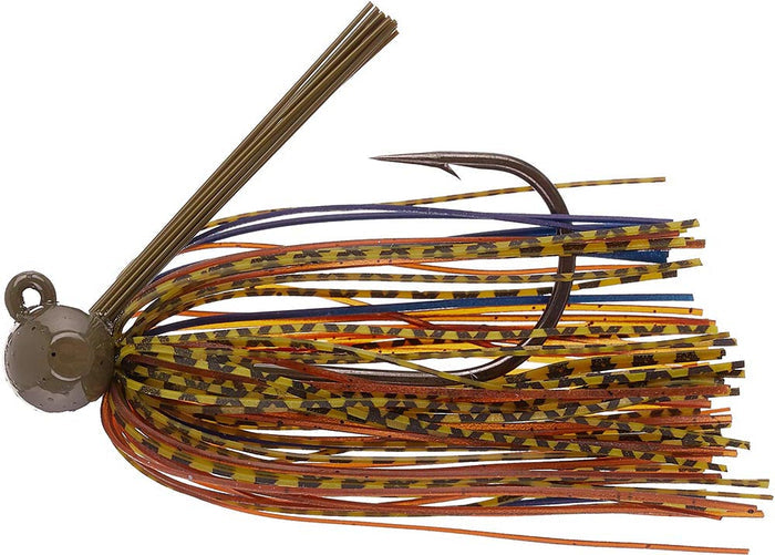 Queen Tackle Tungsten Hammerhead Football Jig - Blue Craw