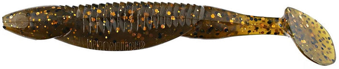 Reaction Innovations Little Dipper 3 1/2 inch Soft Paddle Tail Swimbait 9 pack - Green Goby