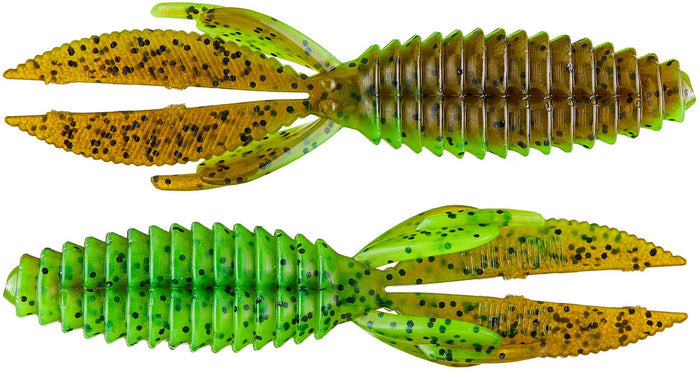 Reaction Innovations Sweet Beaver Soft Plastic Creature Bait 8 pack - Dirty Sanchez