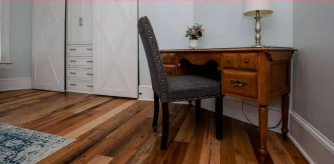 Reclaimed Engineered Industrial Oak Flooring-Distressed